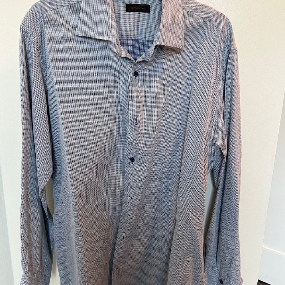 Saks Fifth Avenue Men’s COLLECTION Button Down Dress Shirt Size 16.5 (2 Shirts)